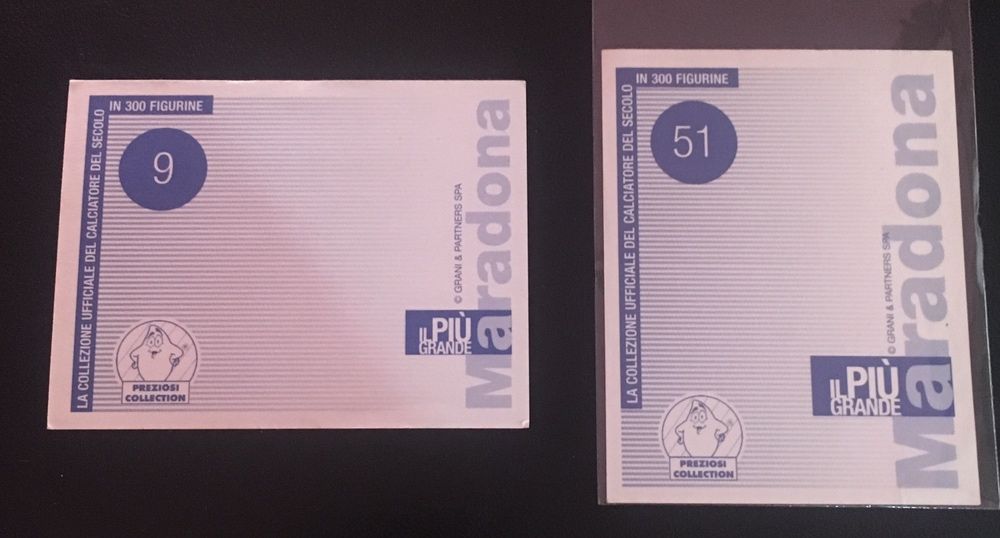 Cartas/cromos Maradona,Futre,M.van Basten,Bakero,raros