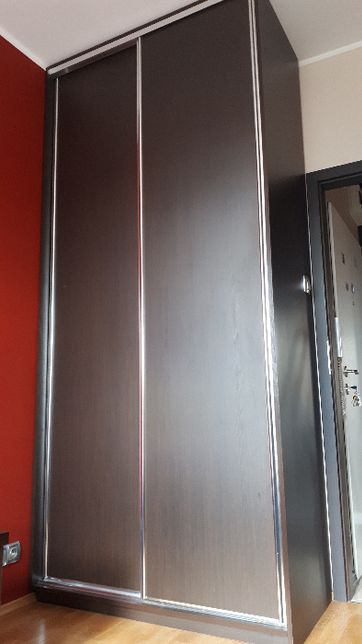 szafa do sypialni - drzwi suwane szer 125 cm głęboka solidne wykonanie