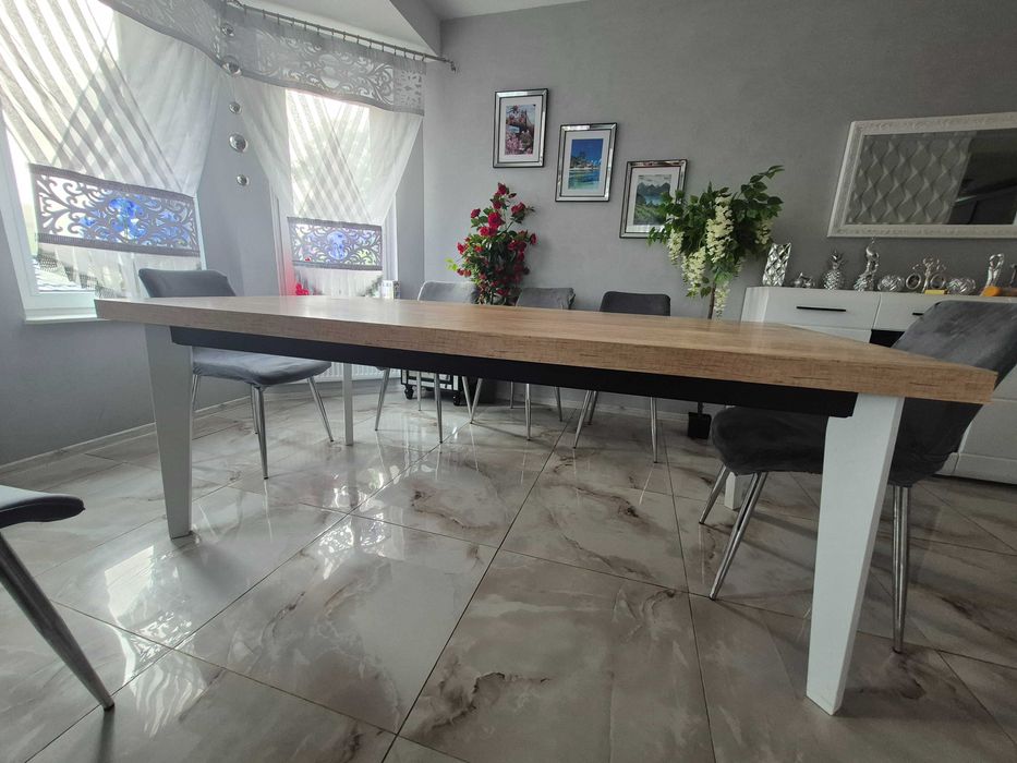 Stół drewniany 200 cm 250 cm 300 cm