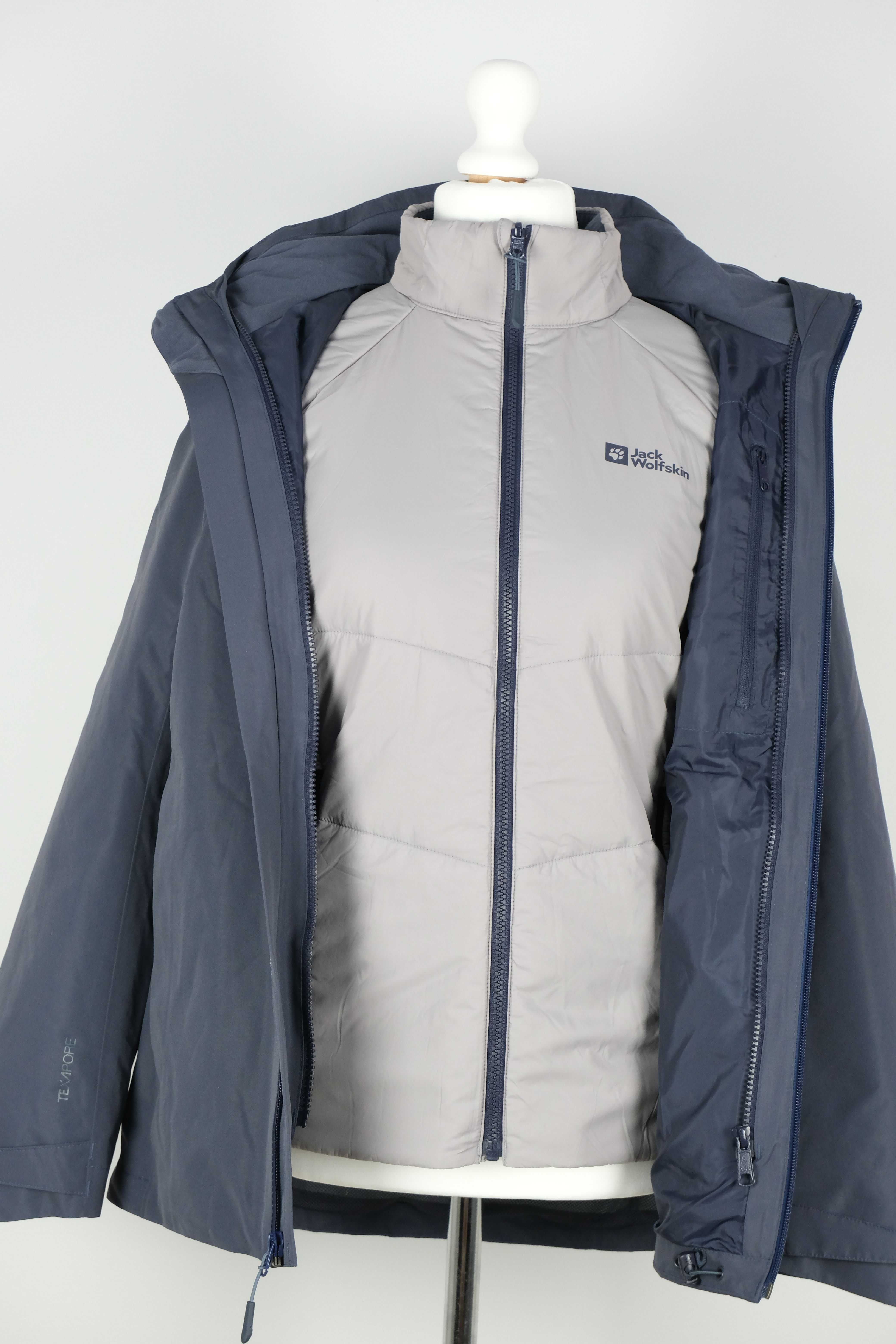 Jack Wolfskin bergland primaloft 3 w 1 damska r M st idealny