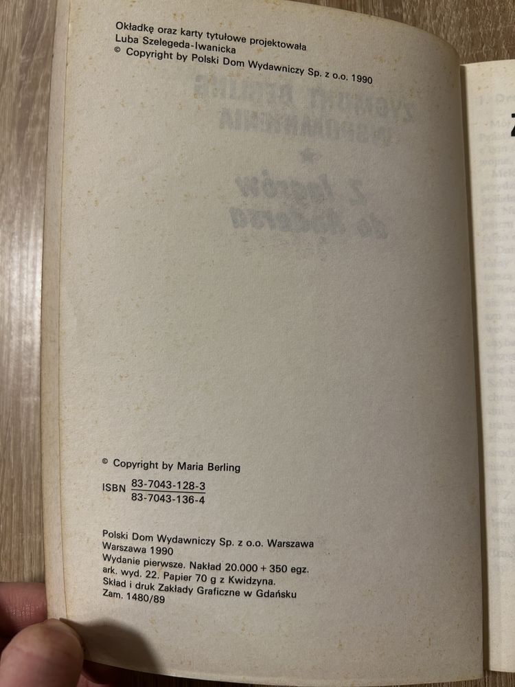 Z. Berling. Wspomnienia. Z łagrów do Andersa