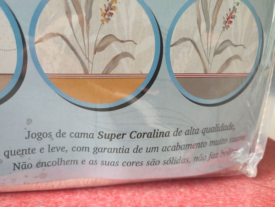 Lençóis Super Coralina nacionais