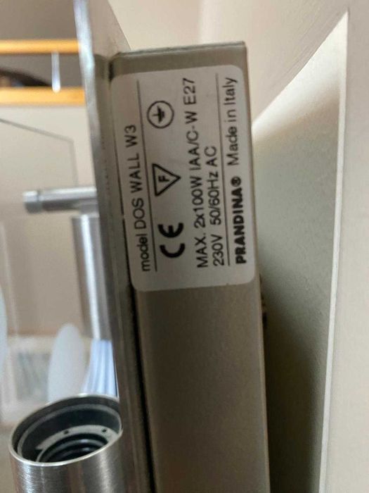 Candeeiro de parede Prandina