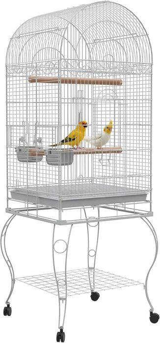 Gaiola de Papagaio e Banho de Pássaro