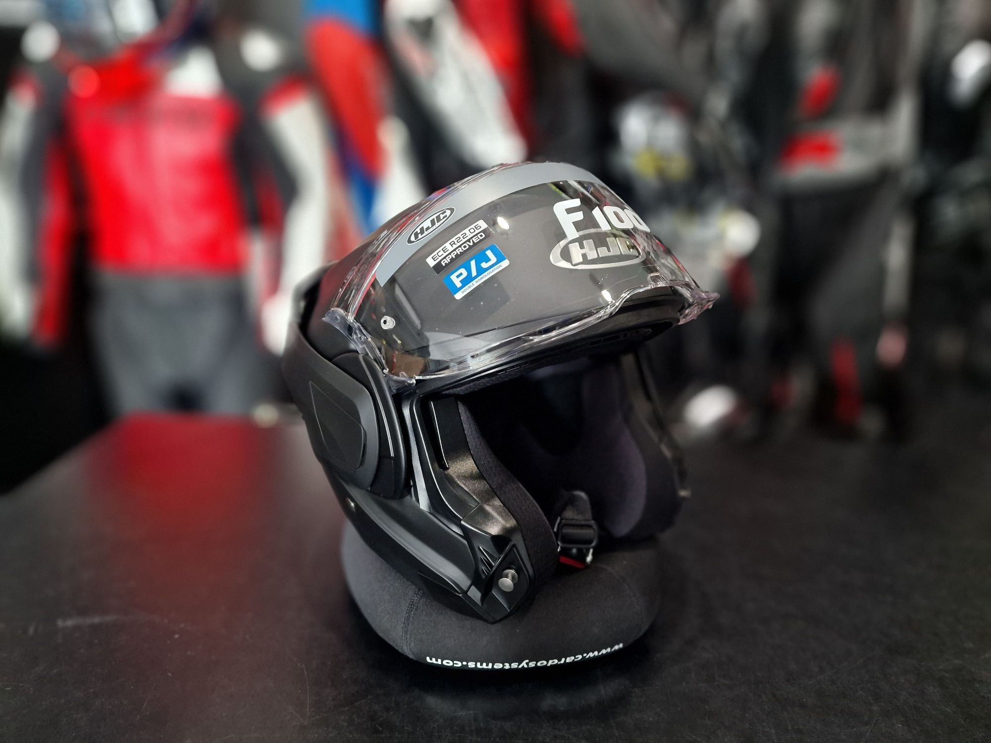 MotoSzafa Kask HJC F100 SOLID SEMI FLAT BLACK !gratisy/raty!
