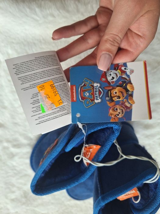 Buty zimowe dla chłopca chłopięce NOWE Psi Patrol 27 śniegowce uggi