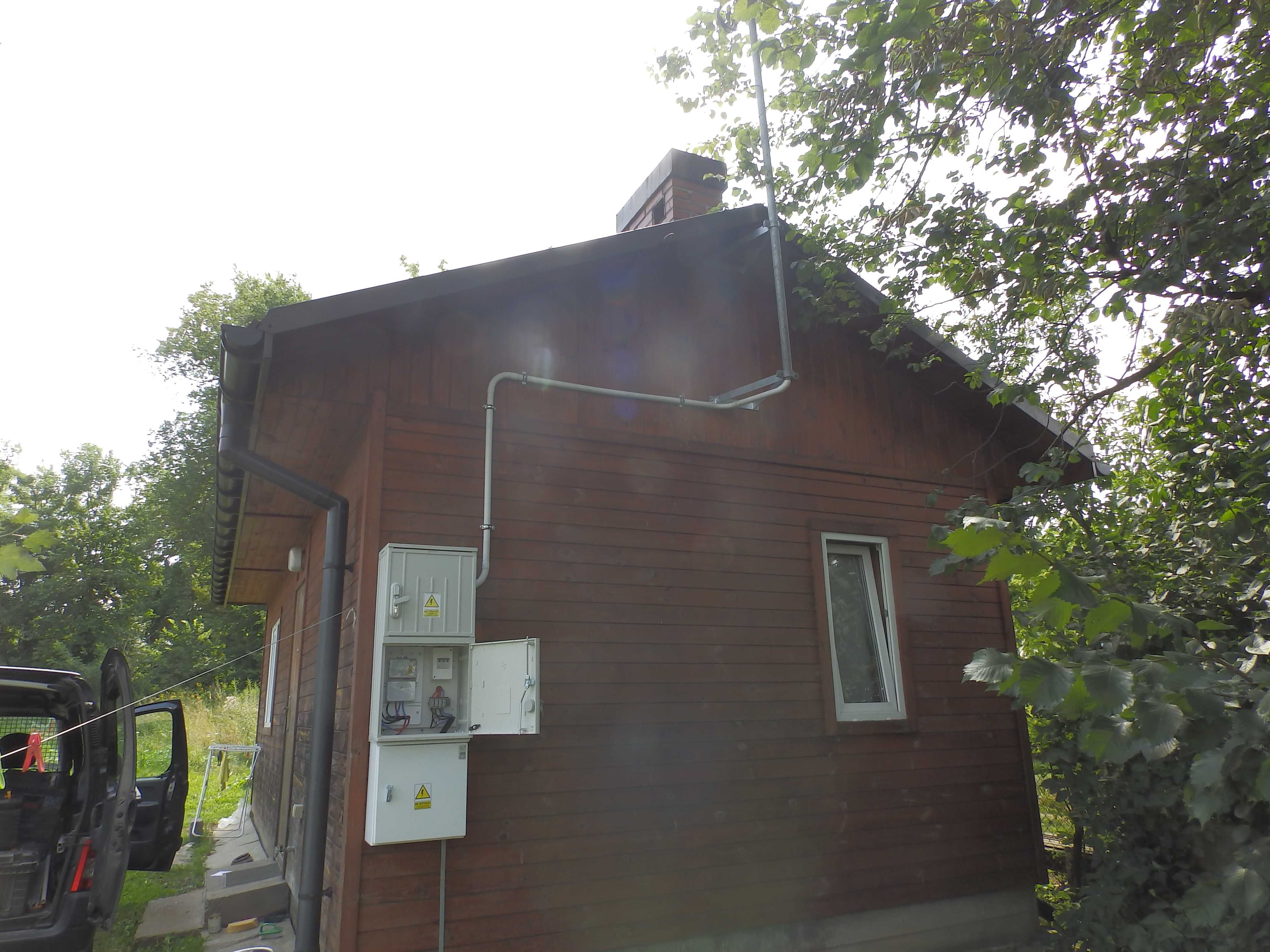 Elektryk , przyłącza , prowizorki budowlane , Usługi elektryczne
