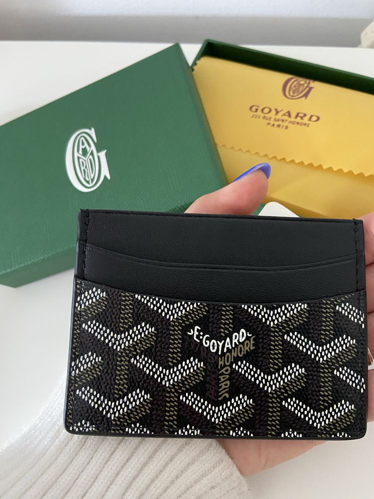 Porta Cartões Preto da Goyard