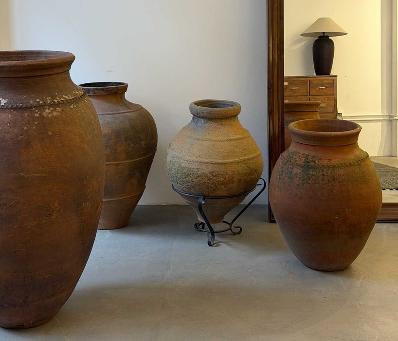 Antigos Potes de Azeite em Barro