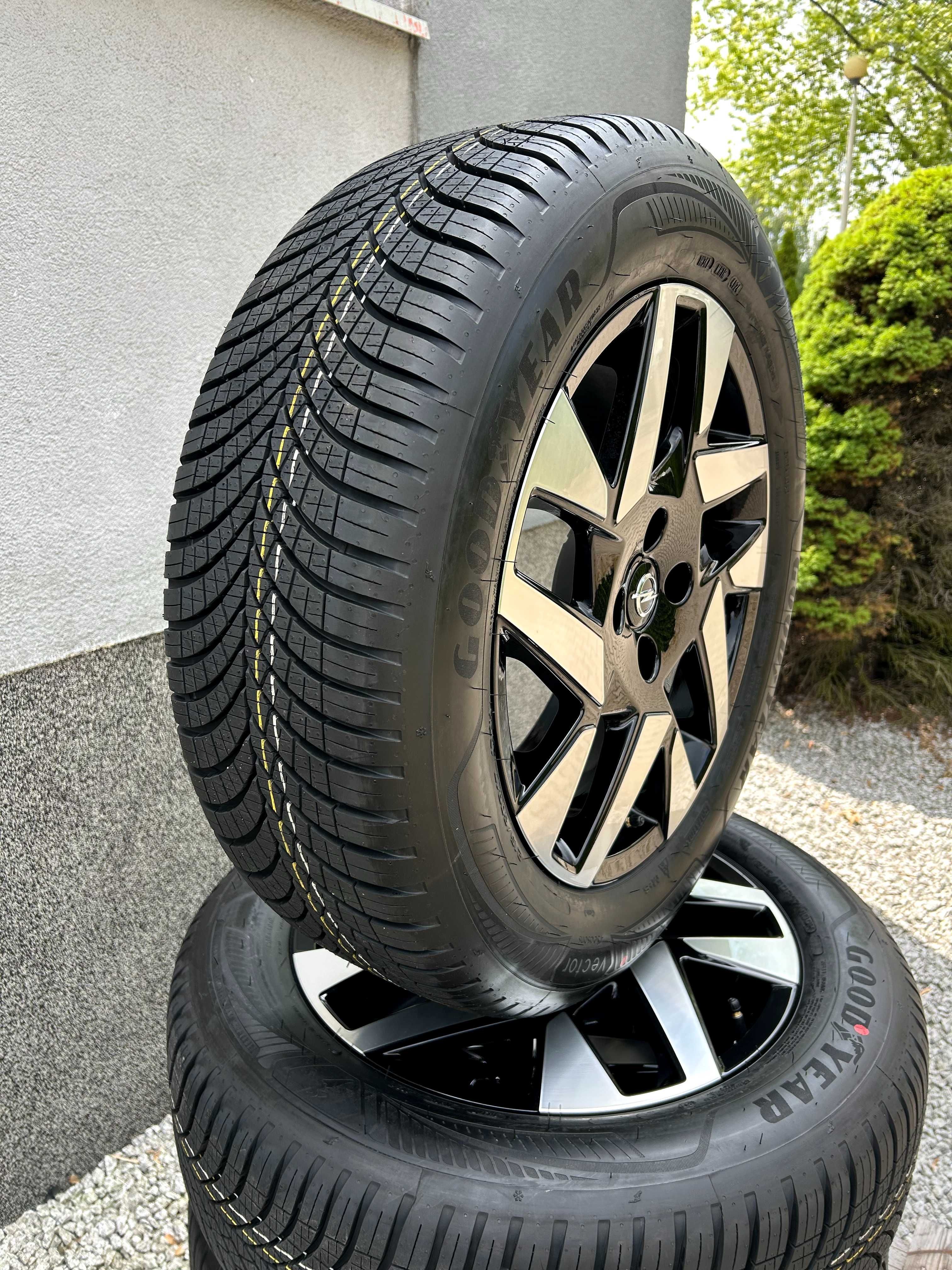 Oryginalne koła całoroczne 17 4x108 ET32 Opel MOKKA II Goodyear Vector