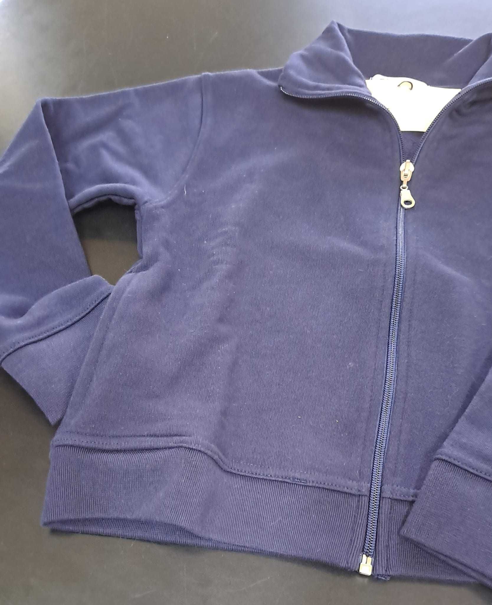 Sweatshirt criança unisex azul marinho.