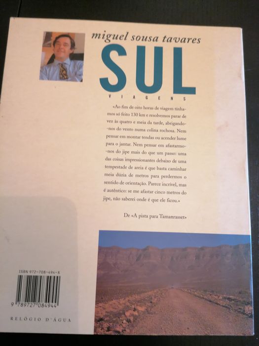 Livro " Sul", de Miguel Sousa Tavares