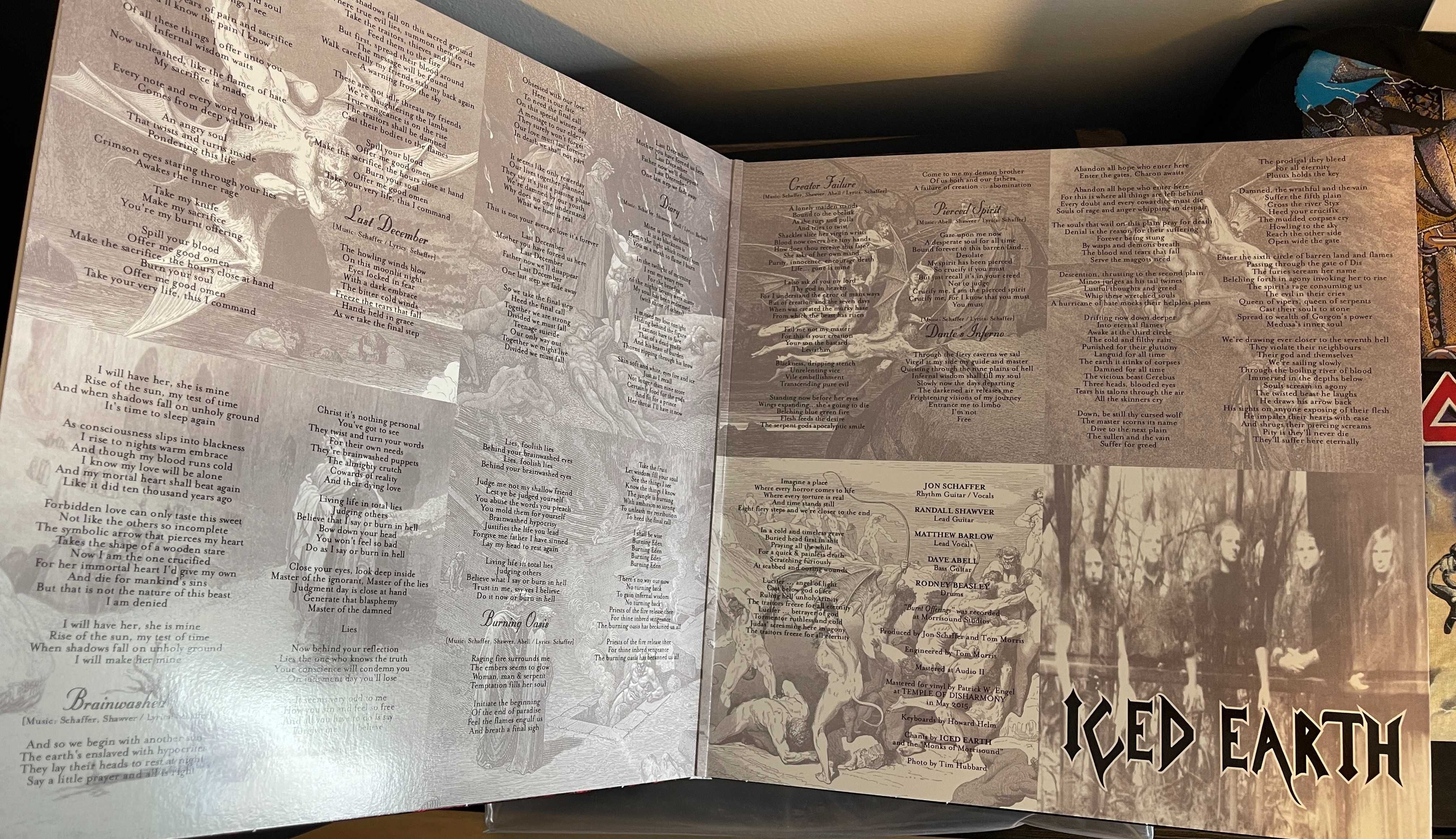 2LP Iced Earth - The Burnt Offerings