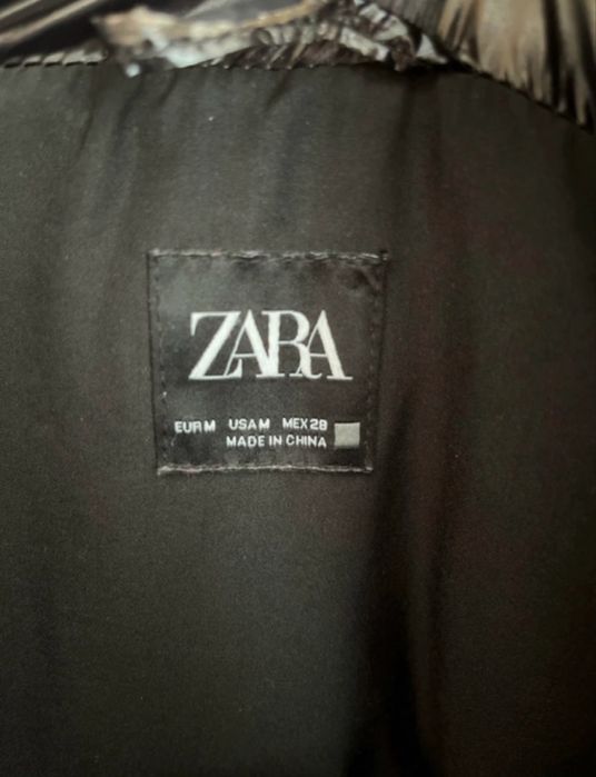Zara kurtka puchowa na zime damska