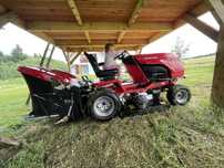 Countax k1850 kombajn nie traktorek 18hp chłodzony Ciecza
