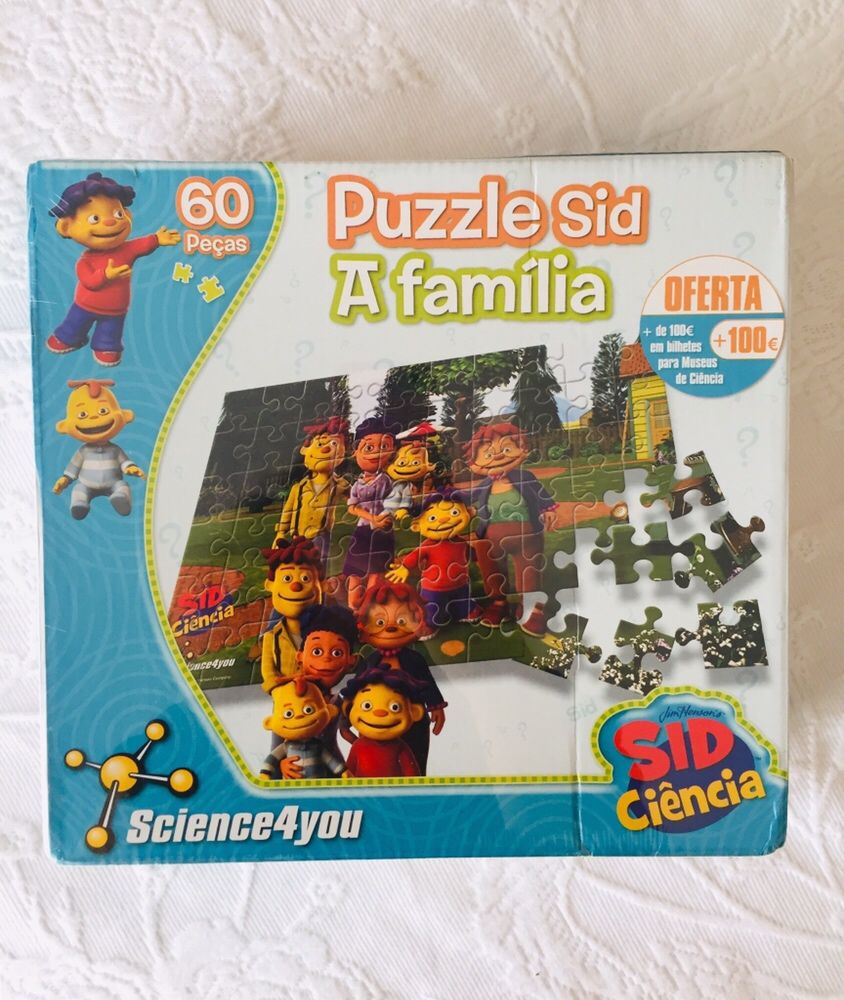 Puzzle 60 Peças - Sid - Science4you - EMBALADO