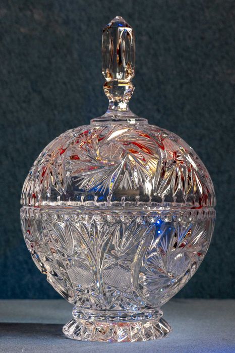 Zestaw kryształów Huta szkła Violetta - PRL