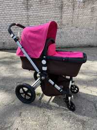 Wózek Bugaboo cameleon 2 w 1 różowy brązowy szary