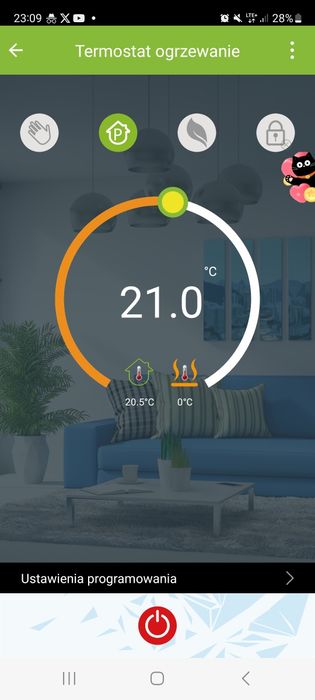 Termostat pokojowy wifi Tuya, piec elektro, gaz, podłogówka