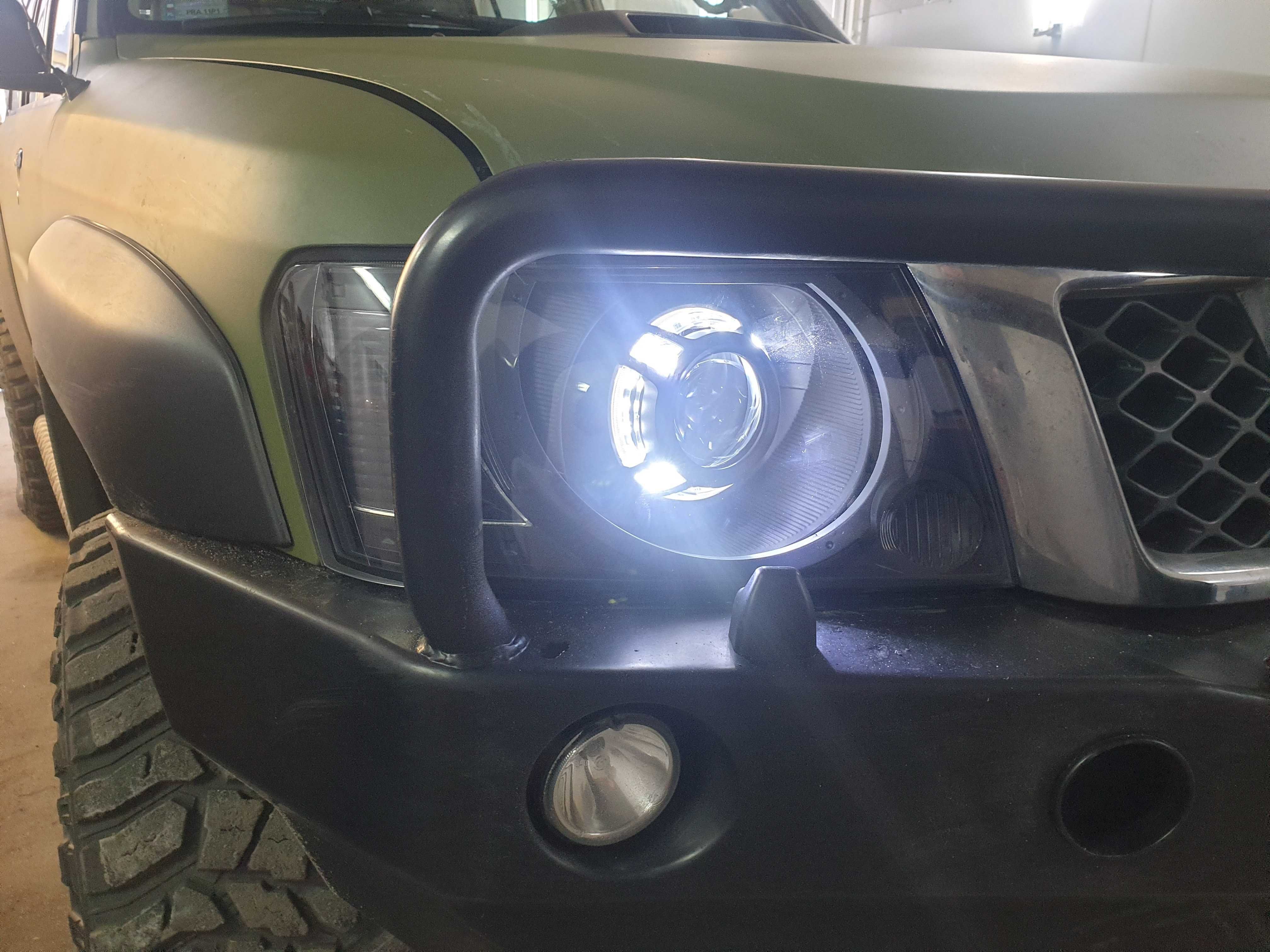 Lampy przednie FULL LED Nissan Patrol GU4