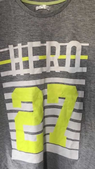 Szary tshirt dla chłopca