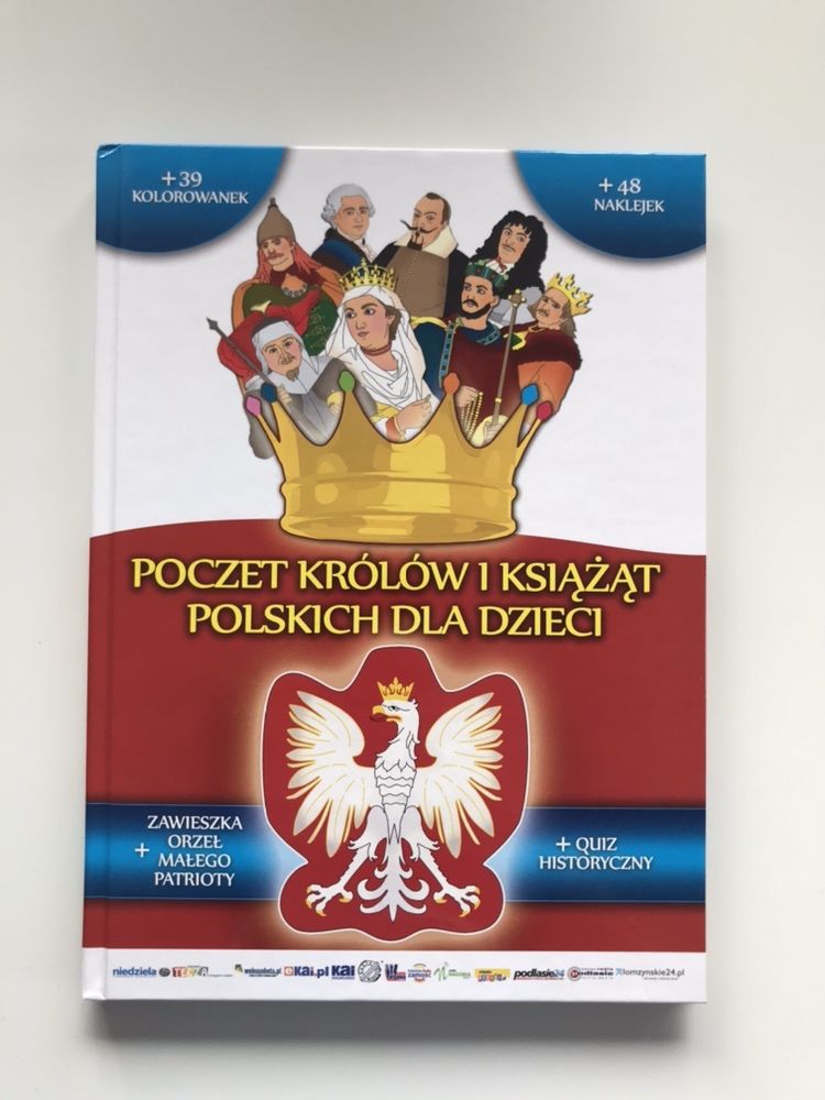 Książka „Poczet królów i książąt polskich dla dzieci„