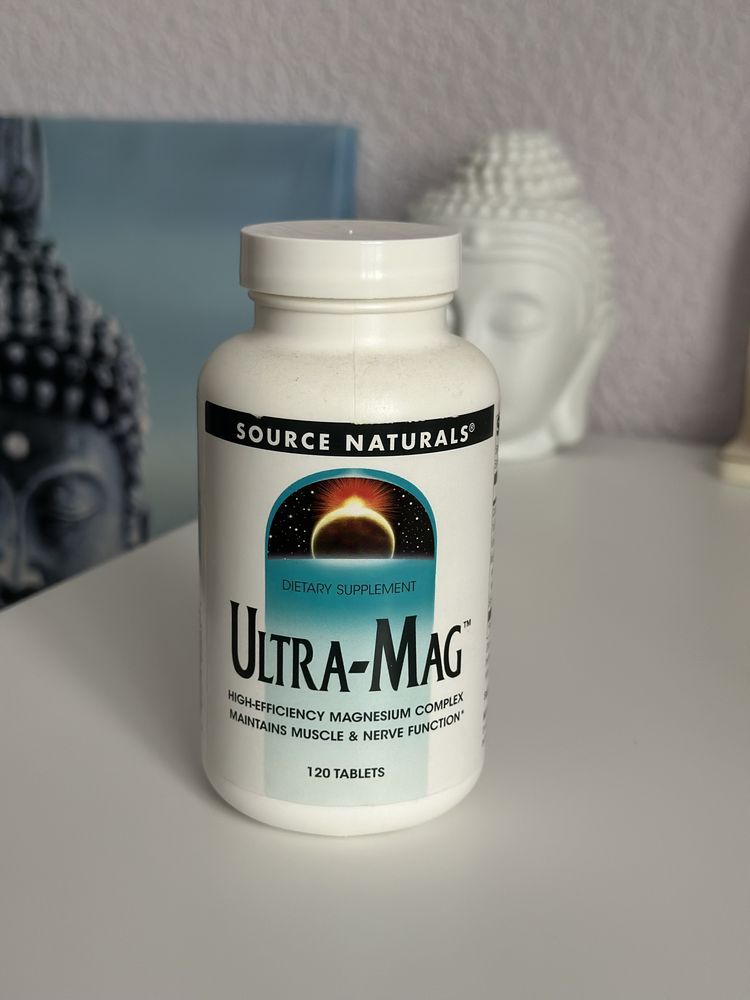 Ultra mag ультра маг, магній з вітаміном Б6 Source Naturals