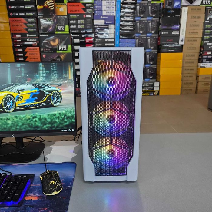 Компютер Новий Ryzen 5 7500f, RTX 5060, 32GB DDR5, SSD 1TB NVMe, B650