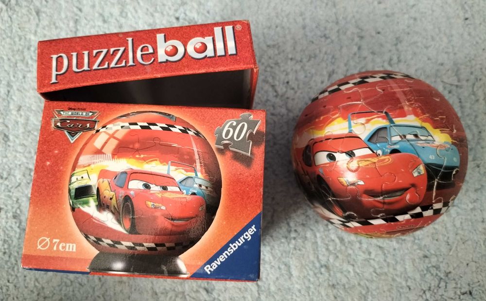 Puzzle Ball do Faísca McQueen da Ravensburger (60 Peças)
