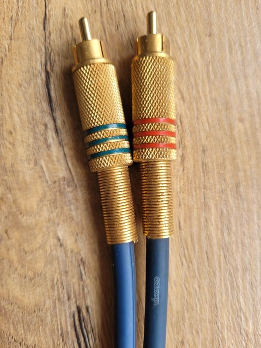 VIVANCO - Kabel RCA - 1 metr . Płyty . Kasety . DVD . Sprzęt AV .