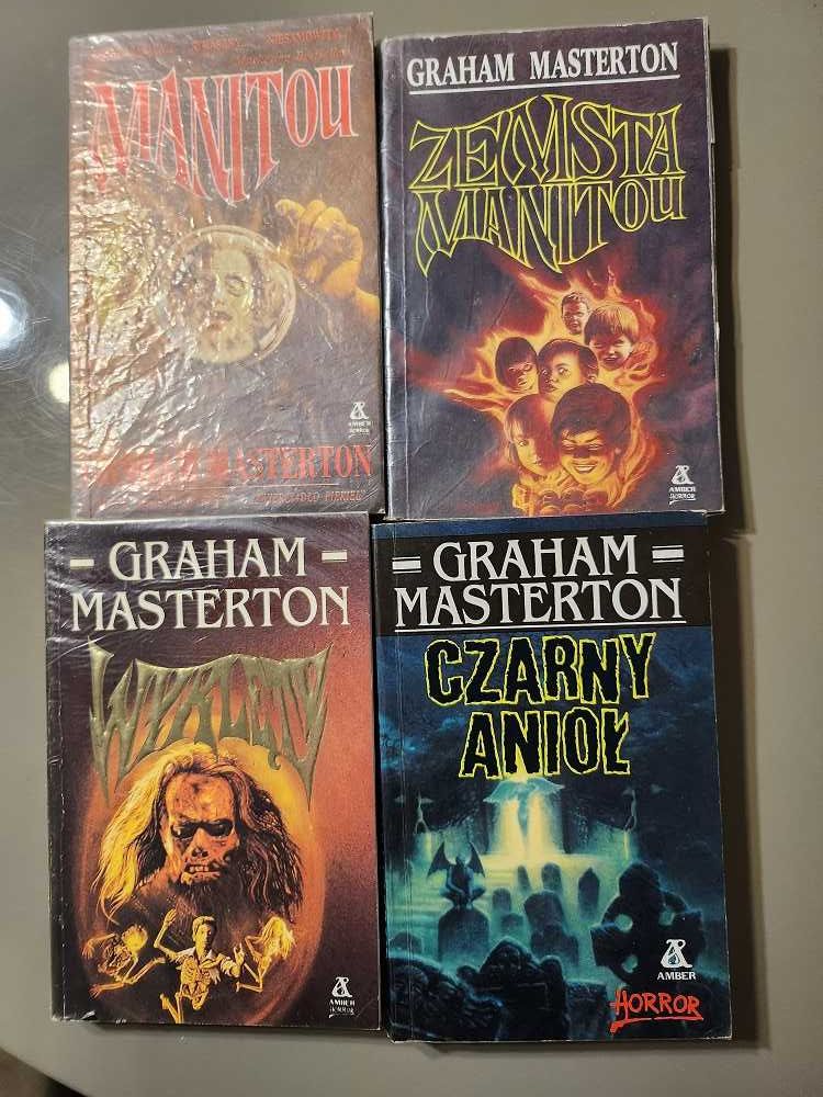 Graham Masterton zestaw kultowych horrorów pierwsze wydani