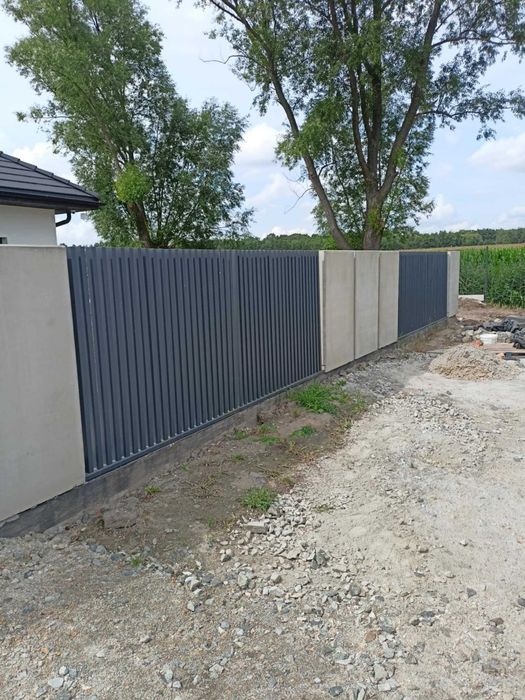 Ogrodzenie panelowe sztachetowe palisadowe grzebieniowe bramy