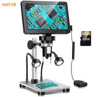 Цифровой микроскоп Hayve 7" + 32 gb карта памяти