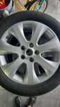 Felgi aluminiowe 225/50/17 opel zafira c 5x15 opony lato insignia