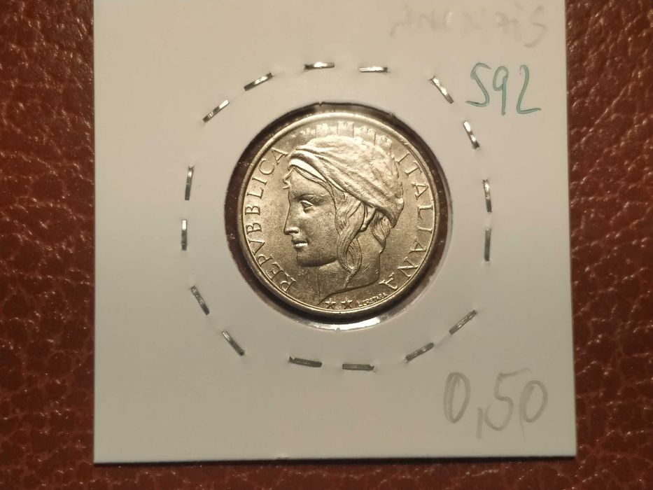 592 moeda de 100 liras de 1993 (animais) - Itália