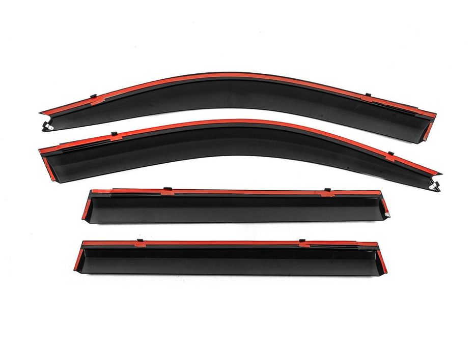 Lexus GX470 Вітровики з хромом Niken Luxury (4 шт)