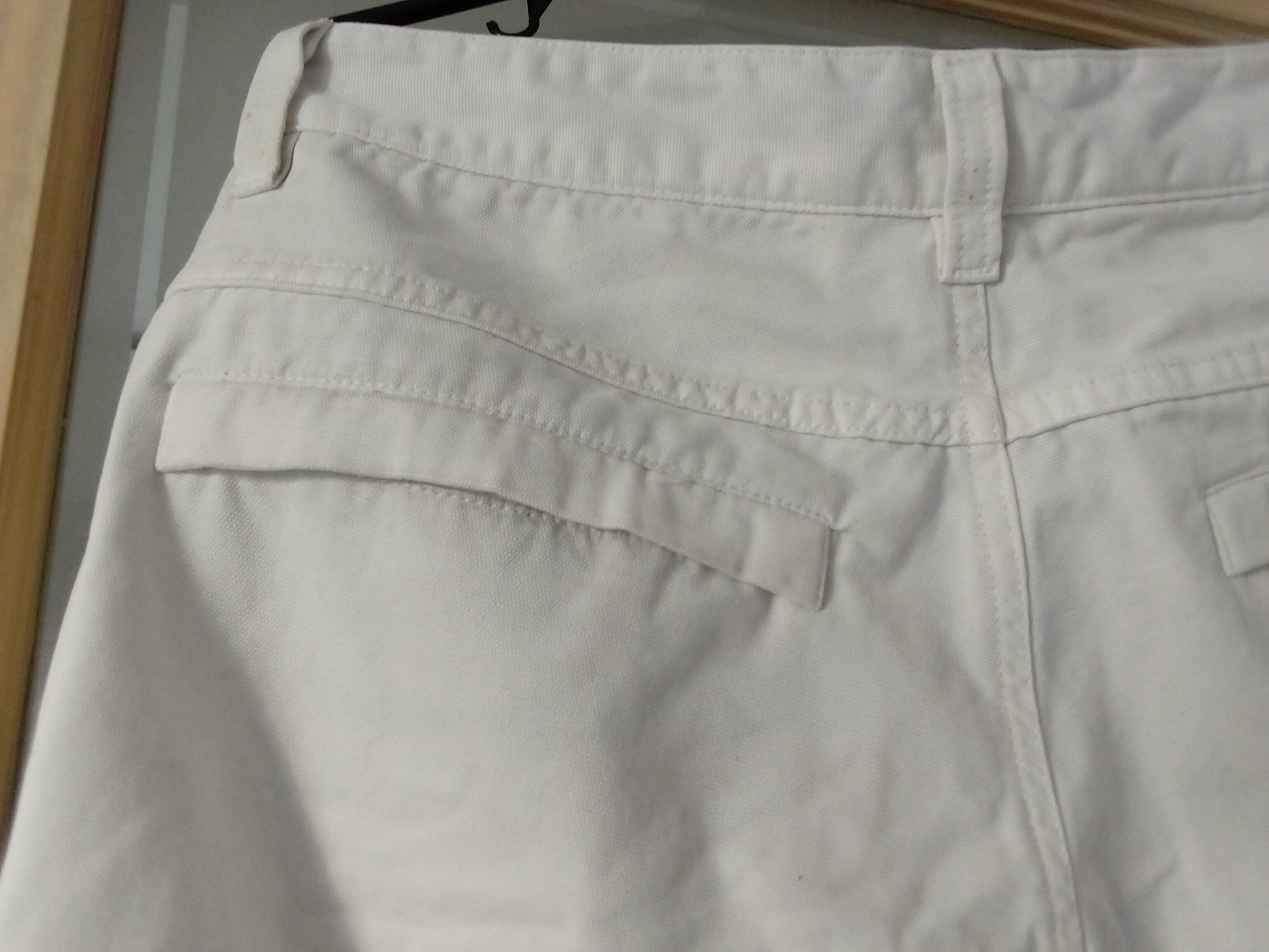 GANT jeansy spodnie męskie białe bawełniane W 34 L 34