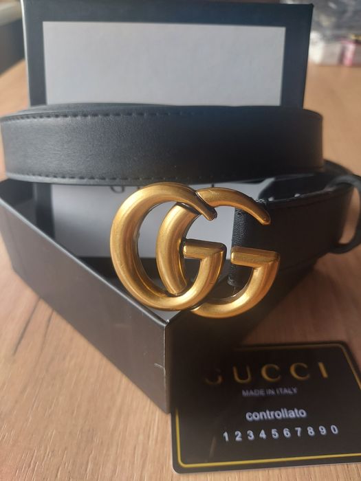 Pasek Gucci,klamra GG