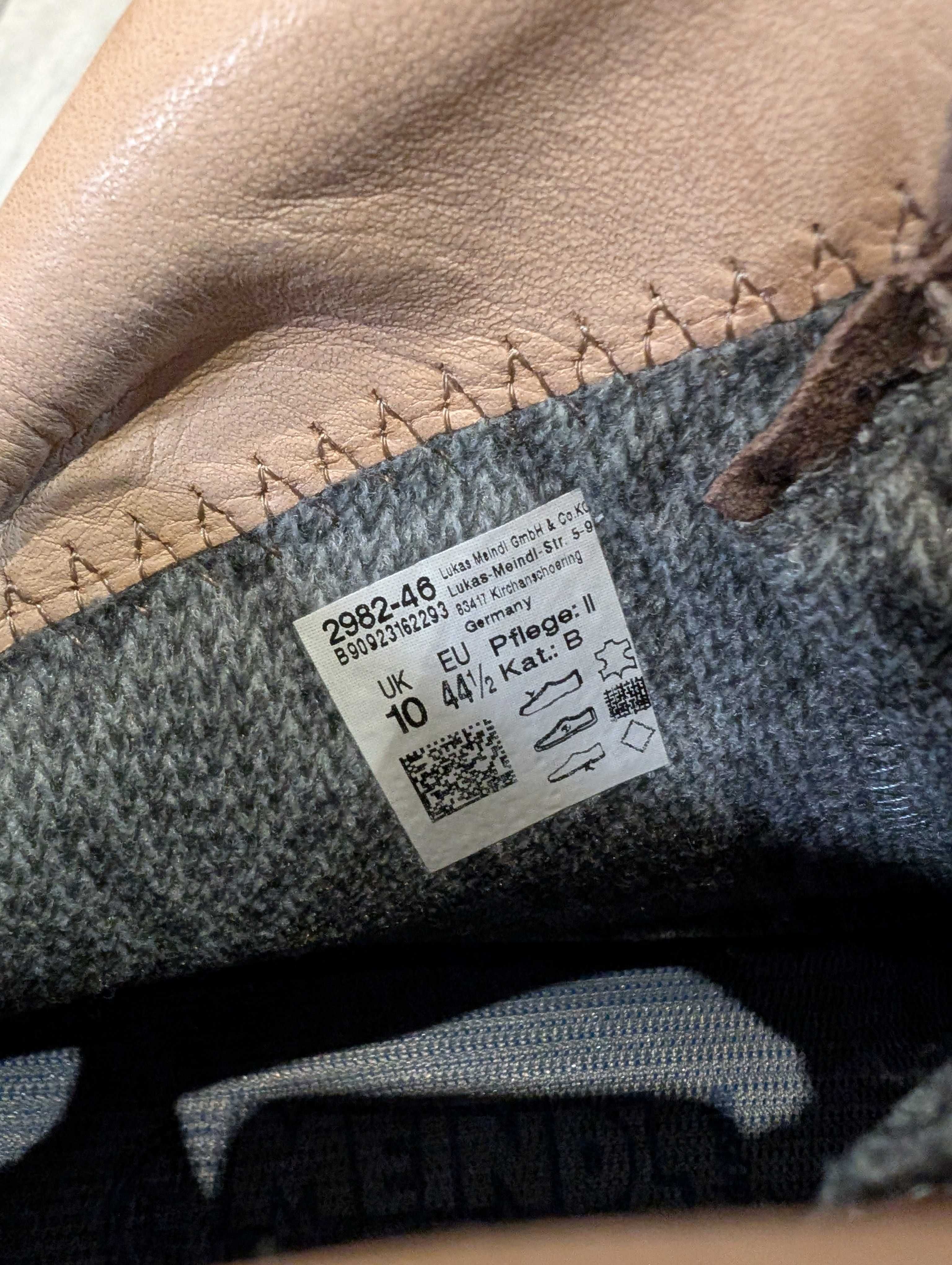 Buty Goretex Meindl Albis MFS 44.5, skóra, Vibram, jak nowe, gw. 8a