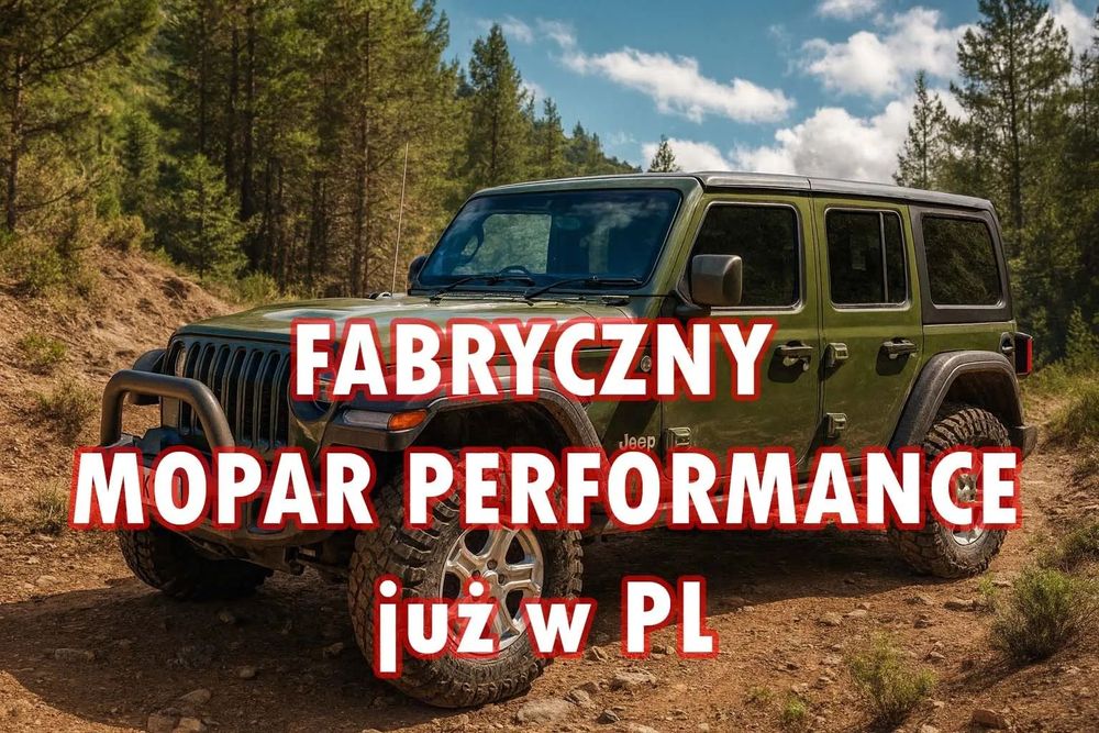 Jeep Wrangler Jeep Wrangler JL 3,6 FABR. MOPAR PERFORMANCE stan idealny!!!