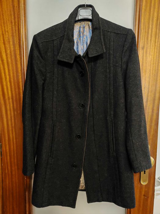 Sobretudo cinza escuro under blue M slim fit
