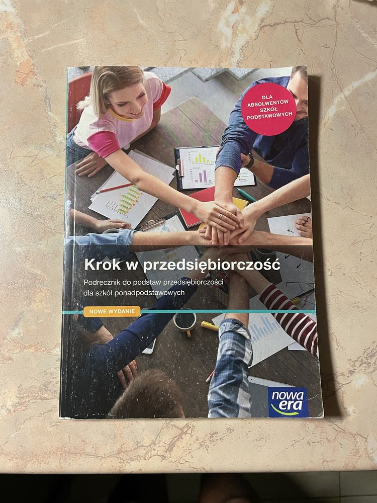 Podręcznik-Krok w przedsiębiorczość- klasa 1-2-3-4, technikum, liceum