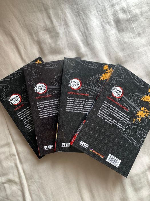 pack " demon slayer " com 4 volumes