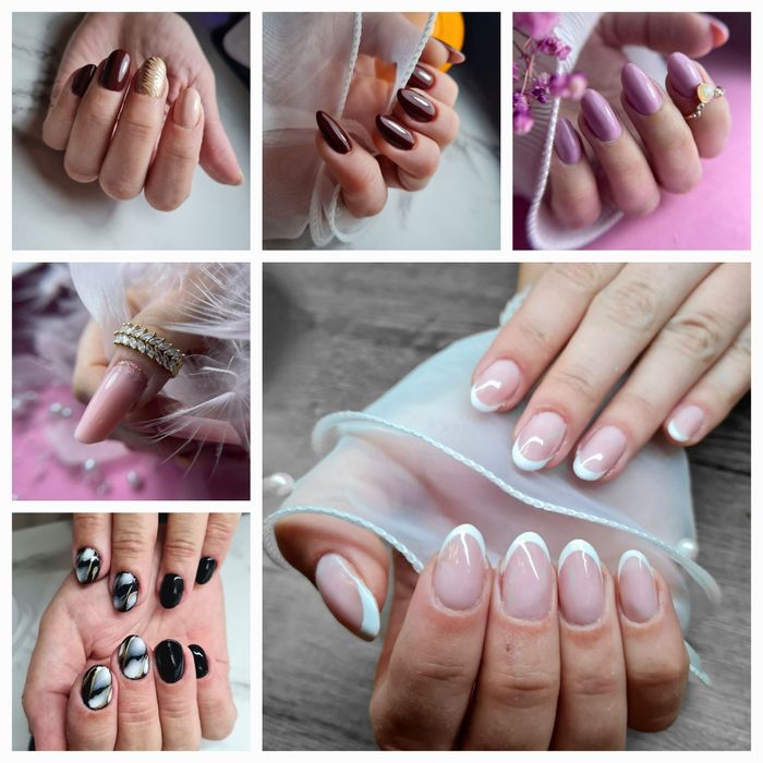 Stylizacja paznokci hybryda żele dual formy stopy manicure klasyczny
