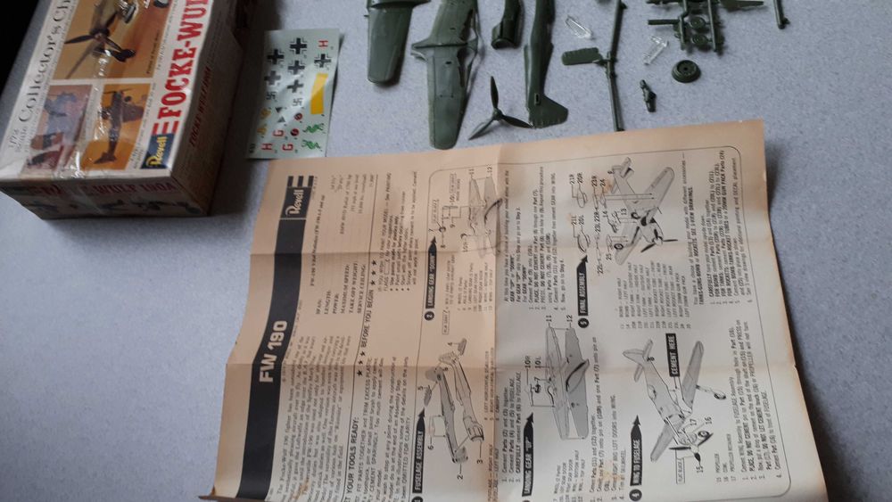 model samolotu Focke - Wulf 190A - 1:72 Rewell