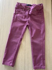 Bordowe jeansy Marc O’Polo dla dziewczynki spodnie rozmar 98