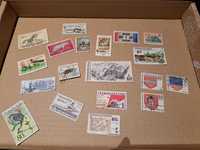 Znaczki pocztowe: Czechosłowacja, Rumunia, Bułgaria i Kuba