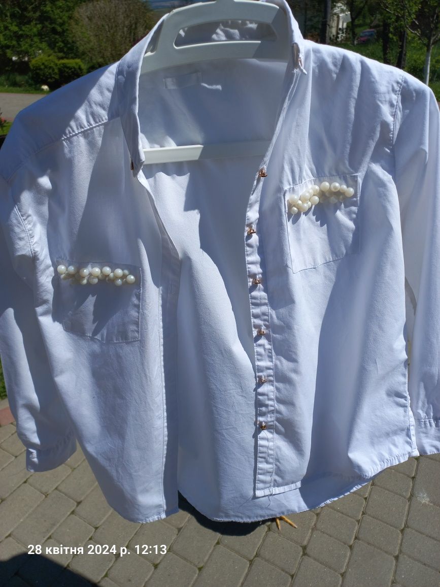 сорочка біла блузка блуза