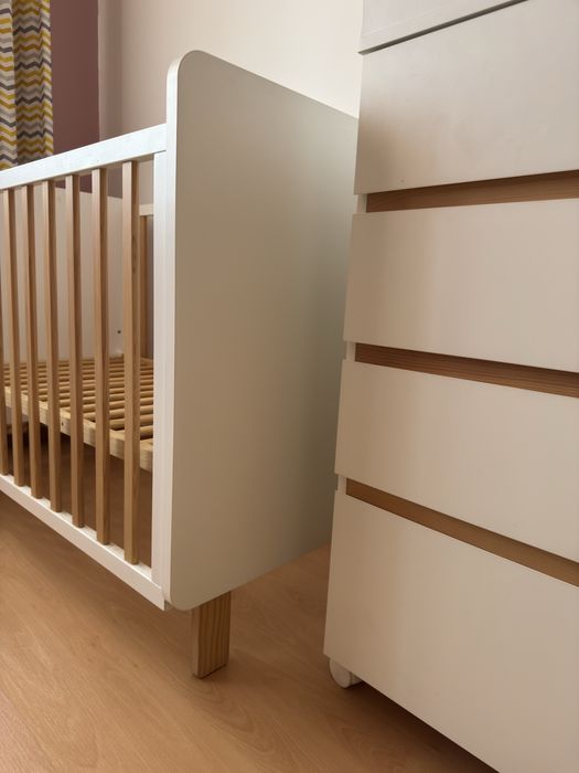 Berço e Cómoda/Fraldário TRAMA