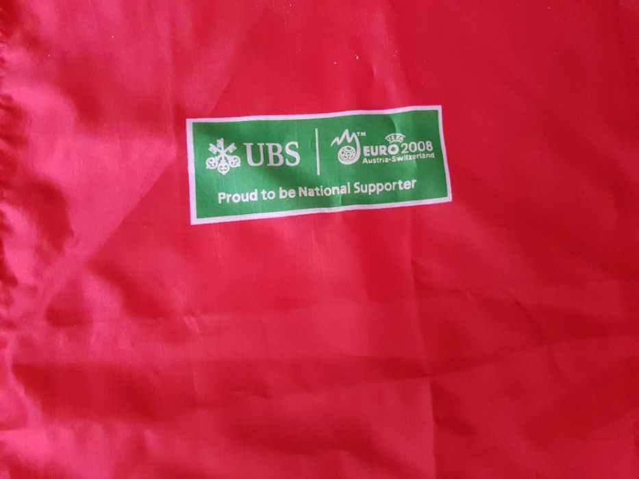 Флаг, Швейцария, EURO 2008, футбол, UBS (банк)